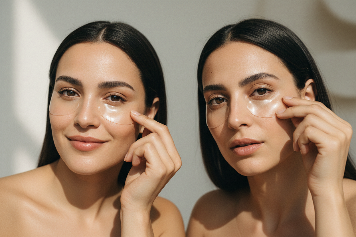 Natural photorealistic skincare hero banner